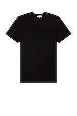 COTTON CITIZEN Presley Tee in Jet Black, view 1, click to view large image.