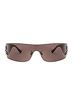 Courreges Vision Acetate Sunglasses in Black | FWRD