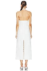 Courreges Multiflex Long Dress in Heritage White, view 3, click to view large image.