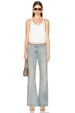 Courreges Relax Denim Bootcut in Light Blue Wash, view 4, click to view large image.