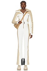 CORDOVA Badia Ski Suit in Sand & Cloud, view 5, click to view large image.