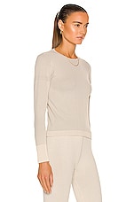 CORDOVA Base Layer Top in Ecru, view 2, click to view large image.