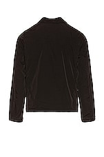 C.P. Company Chrome-R Goggle Overshirt in Black, view 4, click to view large image.