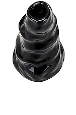 Completedworks Medium Vase in Black, view 5, click to view large image.