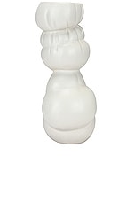 Completedworks Tall Vase in Matte White, view 2, click to view large image.