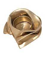 Completedworks Candlestick Holder in Gold, view 1, click to view large image.