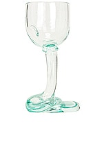 Completedworks Recycled Glass Wine Glass in Clear, view 1, click to view large image.