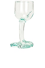 Completedworks Recycled Glass Wine Glass in Clear, view 2, click to view large image.