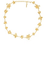 Completedworks Flower Necklace in 18k Gold Plate, view 1, click to view large image.