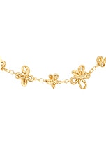 Completedworks Flower Necklace in 18k Gold Plate, view 3, click to view large image.