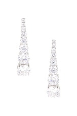 Completedworks Cz Earrings in Sterling Silver, view 1, click to view large image.
