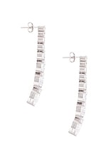 Completedworks Cz Earrings in Sterling Silver, view 3, click to view large image.