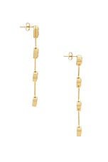 Completedworks 18k Gold Plated &amp; Cubic Zirconia Earring in 18k Gold Plate, view 2, click to view large image.