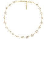Completedworks 18k Gold Plated &amp; Cubic Zirconia Necklace in 18k Gold Plate, view 1, click to view large image.