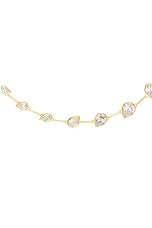 Completedworks 18k Gold Plated &amp; Cubic Zirconia Necklace in 18k Gold Plate, view 2, click to view large image.