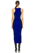 Coperni Tank Top Dress in Blue, view 4, click to view large image.