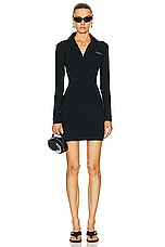 Coperni Tailored Dress in Black, view 1, click to view large image.