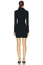 Coperni Tailored Dress in Black, view 4, click to view large image.