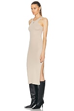 Coperni Tank Top Dress in Beige, view 3, click to view large image.