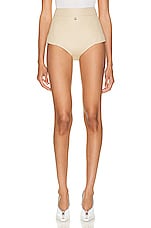 Coperni High-waisted Briefs in BEIGE, view 1, click to view large image.