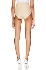 Coperni High-waisted Briefs in BEIGE, view 3, click to view large image.