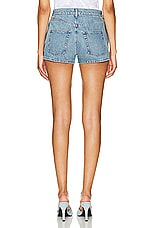 Coperni Open Hip Short in Washed Blue, view 4, click to view large image.