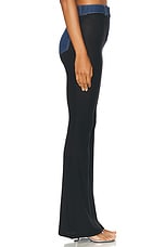 Coperni Second Skin Rib Pant in Black, view 3, click to view large image.