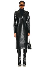 Coperni Trompe-loeil Tailored Coat in Black, view 1, click to view large image.