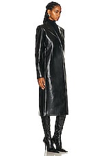 Coperni Trompe-loeil Tailored Coat in Black, view 2, click to view large image.
