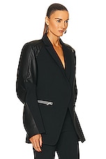 Coperni Biker Tailored Jacket in Black, view 2, click to view large image.