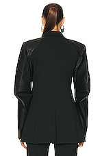 Coperni Biker Tailored Jacket in Black, view 3, click to view large image.