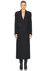 Coperni Long Coat in Black, view 1, click to view large image.