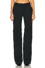 Coperni Open Knee Tailored Trouser in Black, view 1, click to view large image.