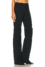 Coperni Open Knee Tailored Trouser in Black, view 3, click to view large image.