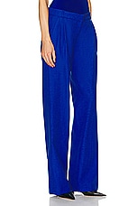 Coperni Low Rise Loose Tailored Trouser in Blue, view 2, click to view large image.