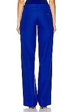 Coperni Low Rise Loose Tailored Trouser in Blue, view 3, click to view large image.