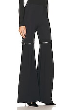 Coperni Hybrid Flare Trouser in Black, view 2, click to view large image.