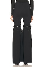 Coperni Hybrid Flare Trouser in Black, view 3, click to view large image.