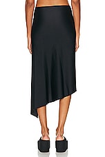 Coperni Flower Skirt in Black, view 4, click to view large image.
