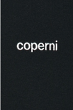 Coperni Logo Boxy T-shirt in Black, view 6, click to view large image.