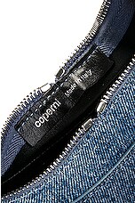 Coperni Denim Swipe Bag in Washed Blue, view 6, click to view large image.