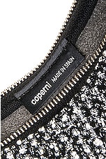 Coperni Zip Baguette Bag in Black, view 6, click to view large image.