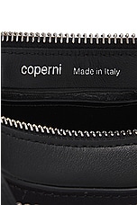 Coperni Crystal Embellished Micro Baguette Swipe Bag in Black Crystal, view 7, click to view large image.