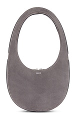 Coperni Crossbody Swipe Bag in Grey, view 3, click to view large image.