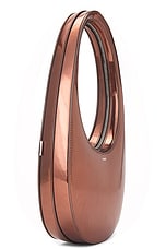 Coperni Mirrored Swipe Bag in Brown, view 4, click to view large image.