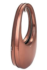 Coperni Mirrored Swipe Bag in Brown, view 5, click to view large image.