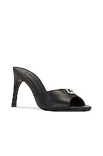 Coperni Logo Mule in Black, view 2, click to view large image.