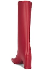 Coperni Rubber Bridge Boot in Red, view 3, click to view large image.