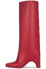 Coperni Rubber Bridge Boot in Red, view 5, click to view large image.