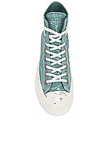 Converse Chuck 70 Paint Splatter in Admiral Elm, Herby, & Egret, view 4, click to view large image.